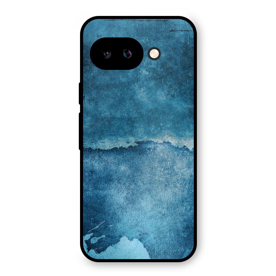 Blue Paint Wall Metal Back Case for Google Pixel 9a