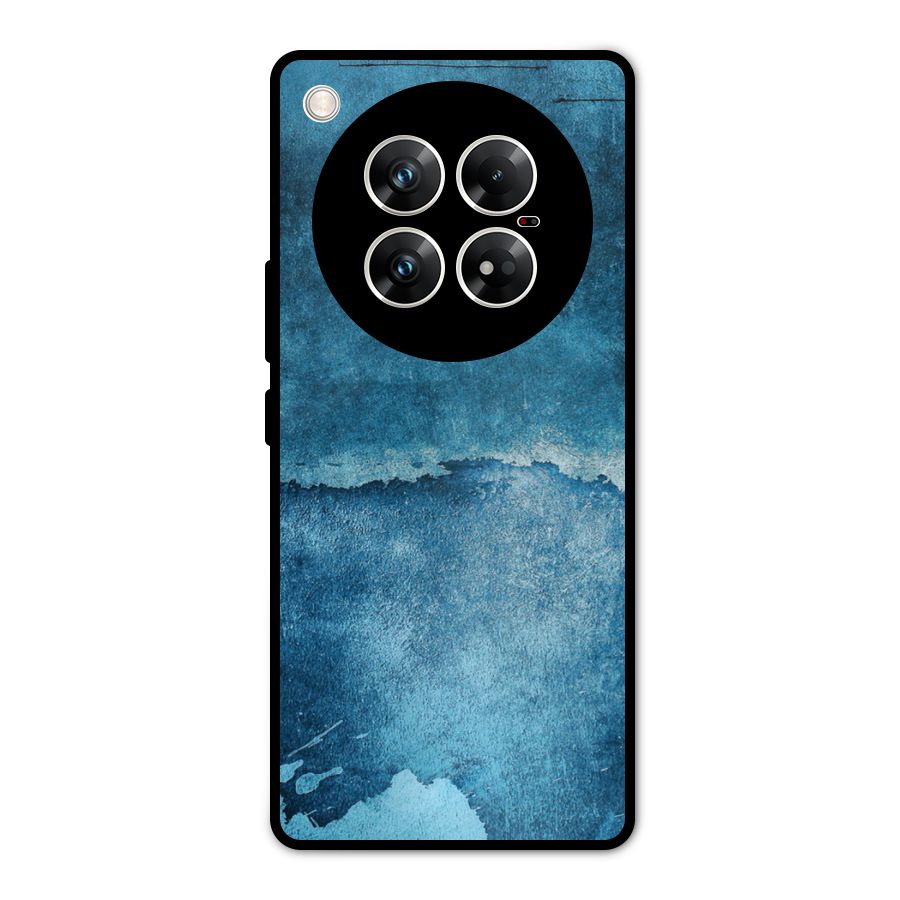 Blue Paint Wall Metal Back Case for Infinix Zero 40 5G