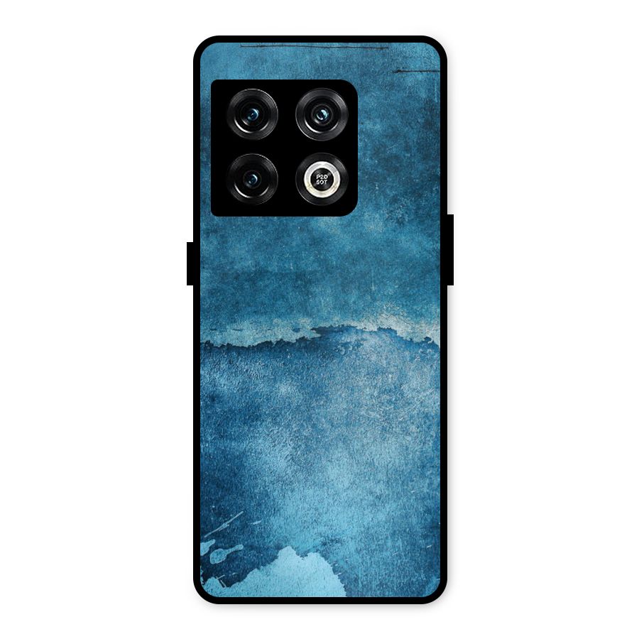Blue Paint Wall Metal Back Case for OnePlus 10 Pro 5G