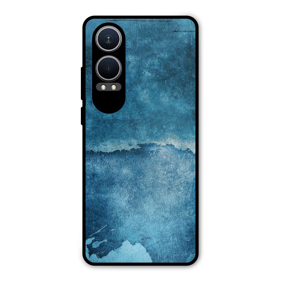 Blue Paint Wall Metal Back Case for OnePlus Nord CE4 Lite
