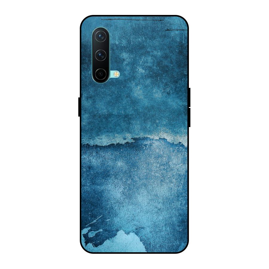 Blue Paint Wall Metal Back Case for OnePlus Nord CE 5G