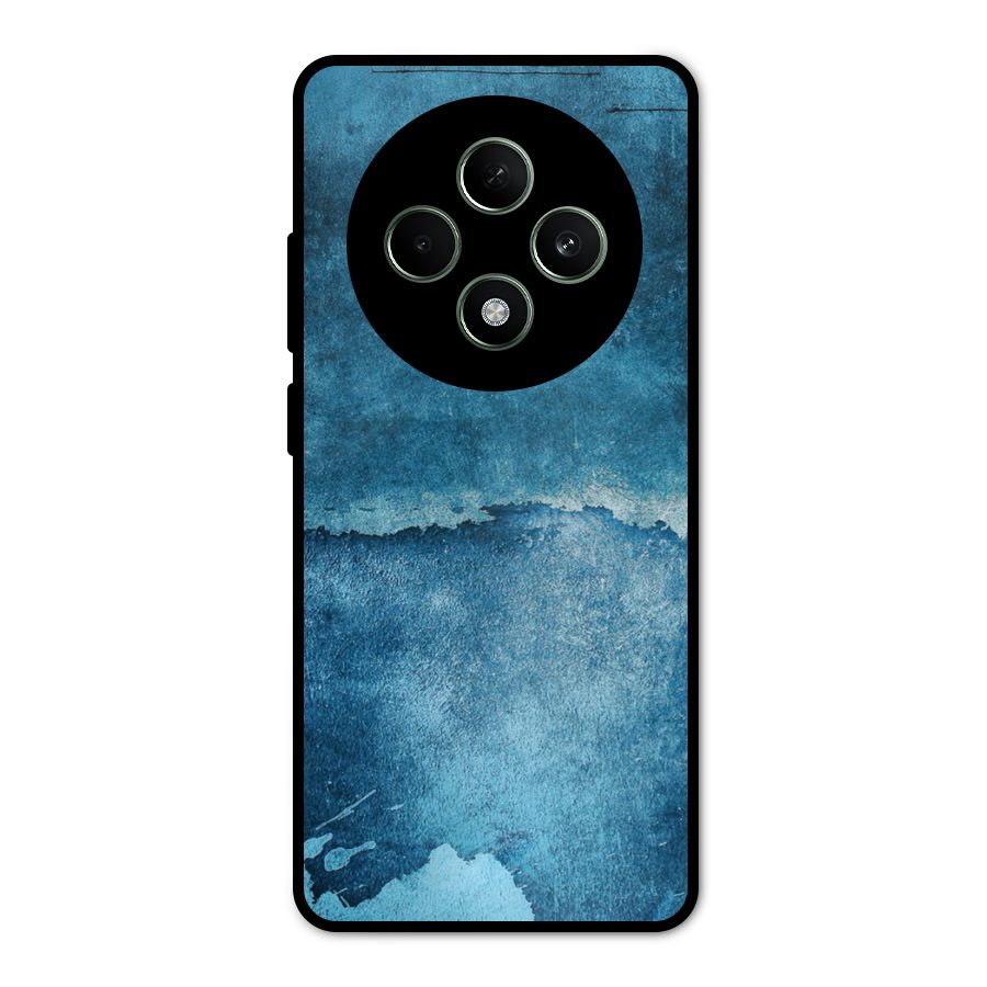 Blue Paint Wall Metal Back Case for Oppo F27