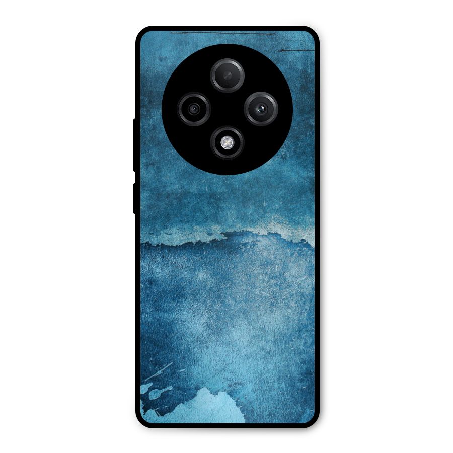 Blue Paint Wall Metal Back Case for Oppo F27 Pro Plus