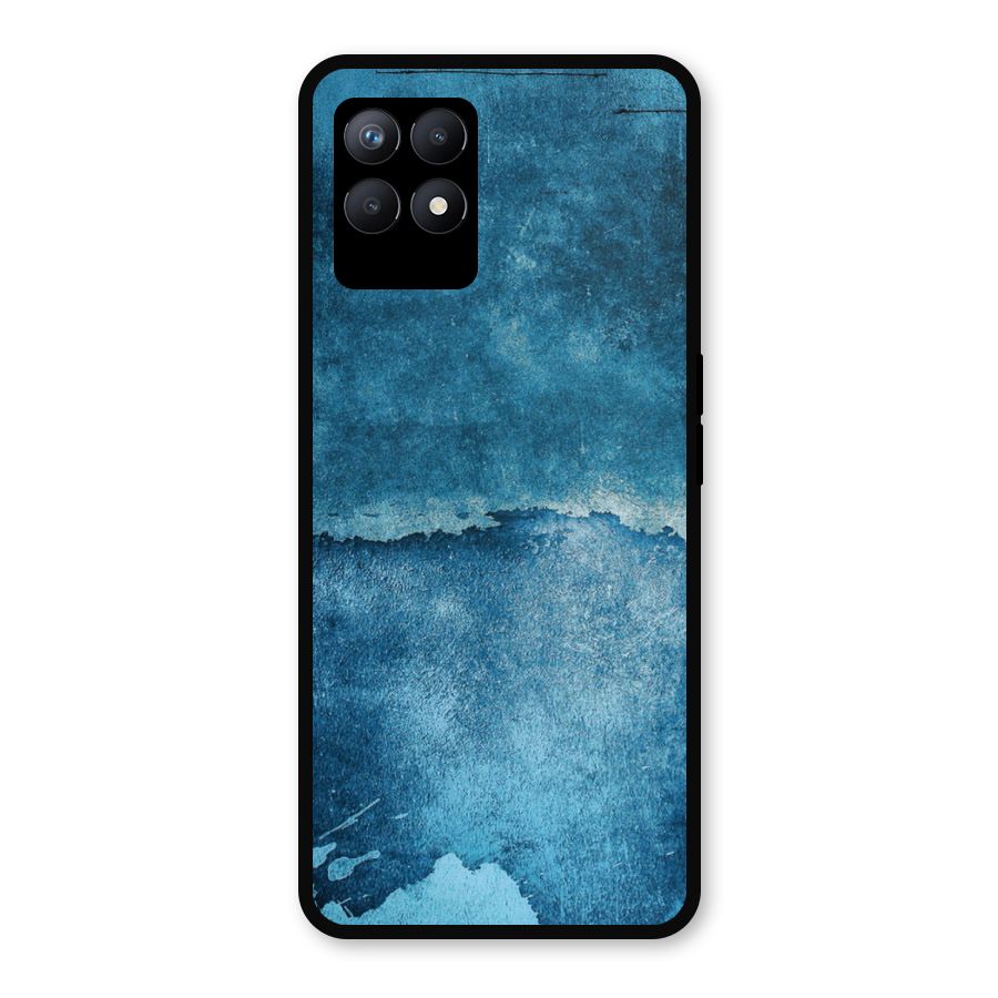 Blue Paint Wall Metal Back Case for Realme Narzo 50