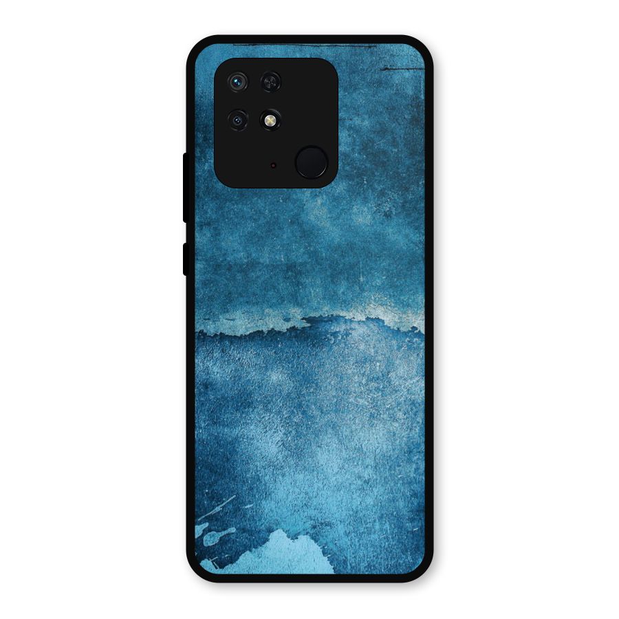 Blue Paint Wall Metal Back Case for Redmi 10