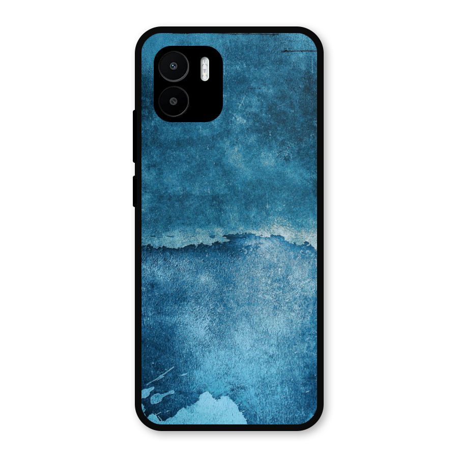 Blue Paint Wall Metal Back Case for Redmi A2