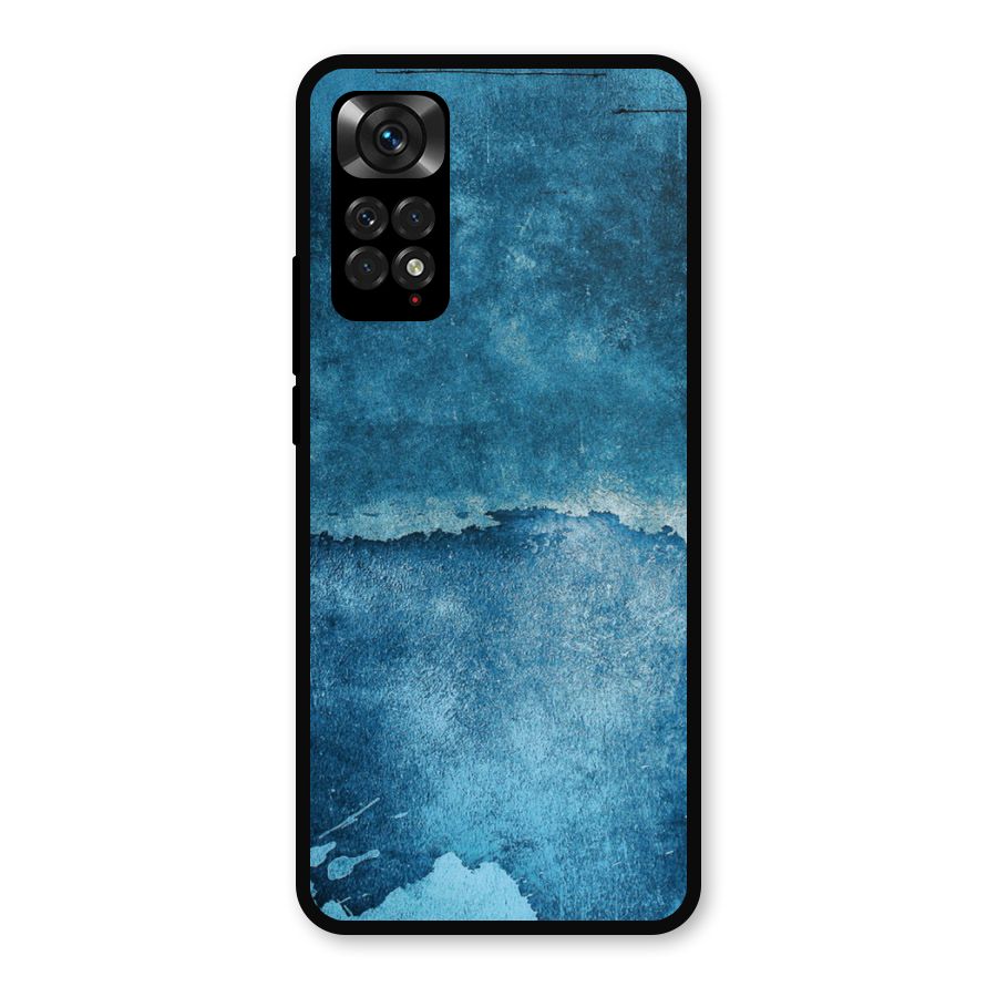 Blue Paint Wall Metal Back Case for Redmi Note 11s