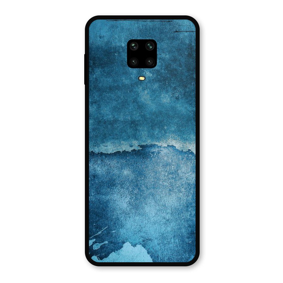 Blue Paint Wall Metal Back Case for Redmi Note 9 Pro