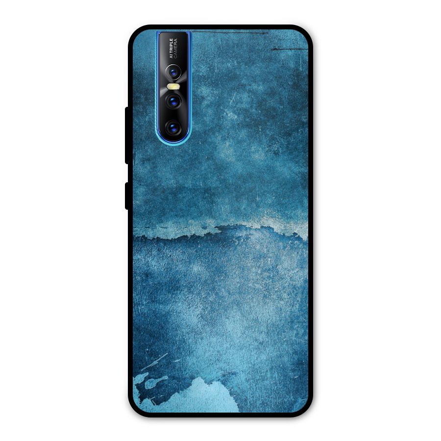 Blue Paint Wall Metal Back Case for Vivo V15 Pro