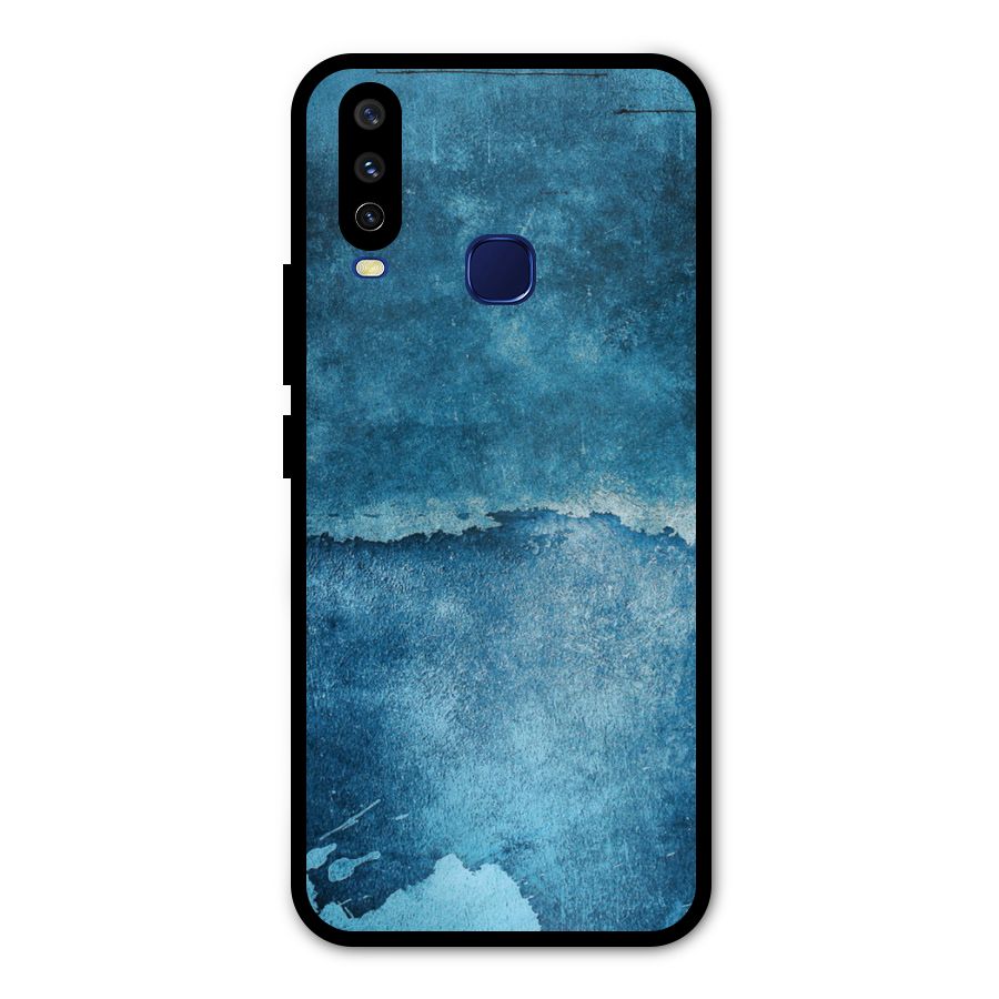 Blue Paint Wall Metal Back Case for Vivo V17