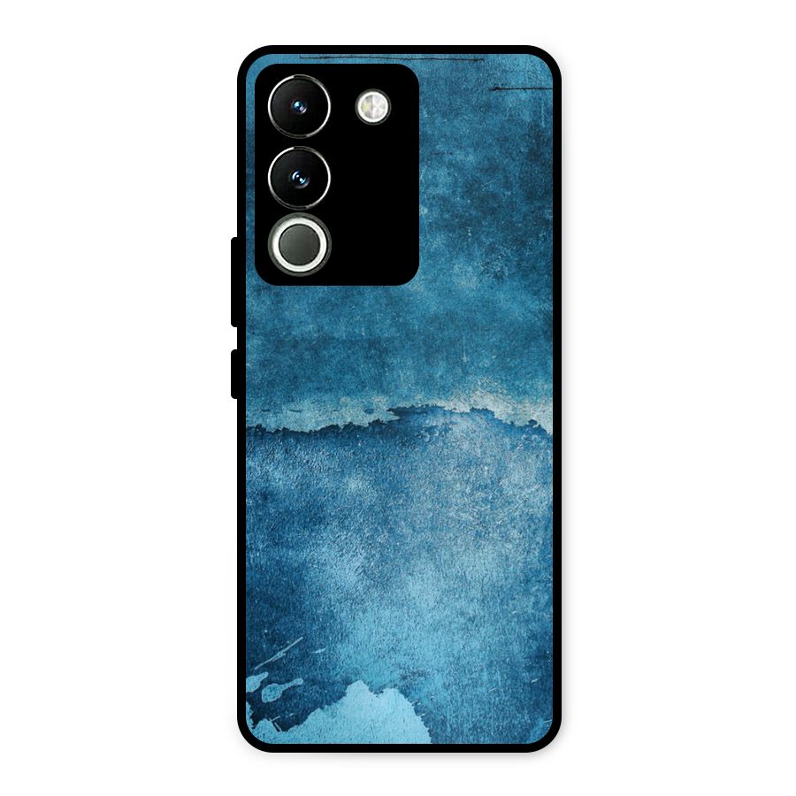 Blue Paint Wall Metal Back Case for Vivo Y200