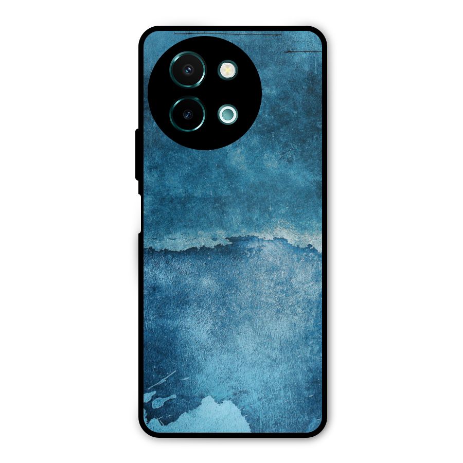 Blue Paint Wall Metal Back Case for Vivo Y58