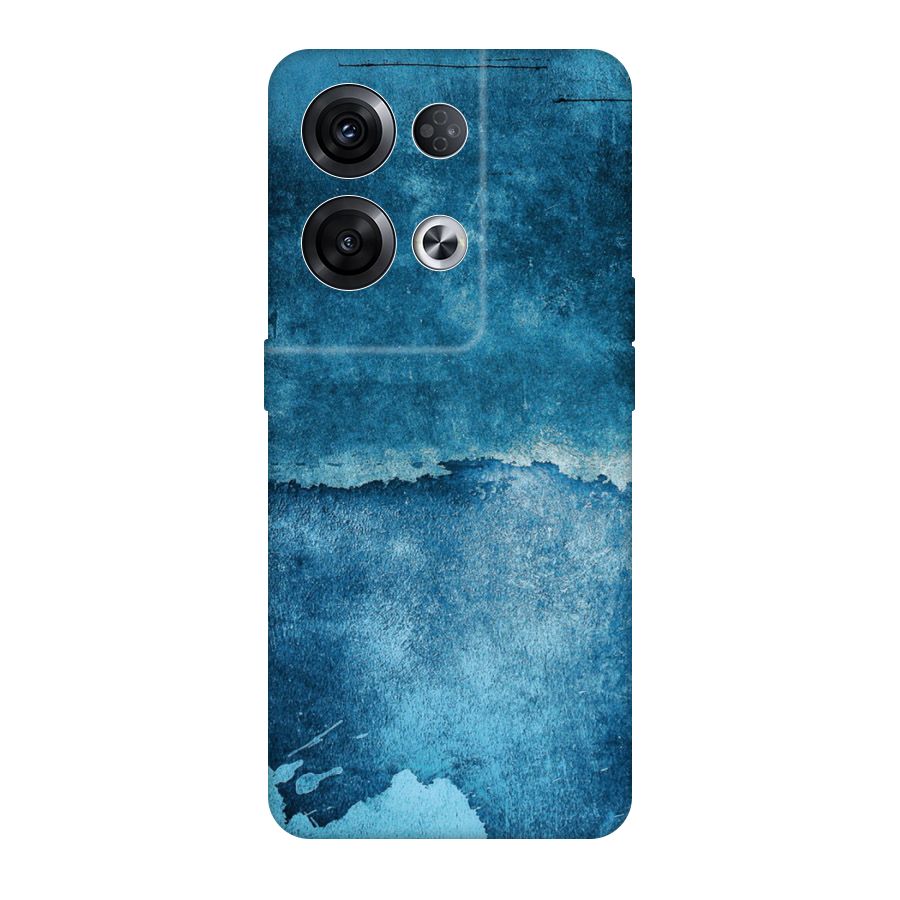 Blue Paint Wall Original Polycarbonate Back Case for Oppo Reno8 Pro 5G