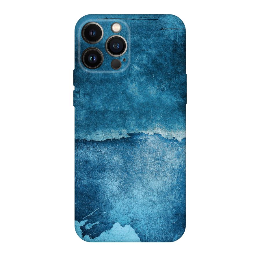 Blue Paint Wall Original Polycarbonate Back Case for iPhone 13 Pro Max