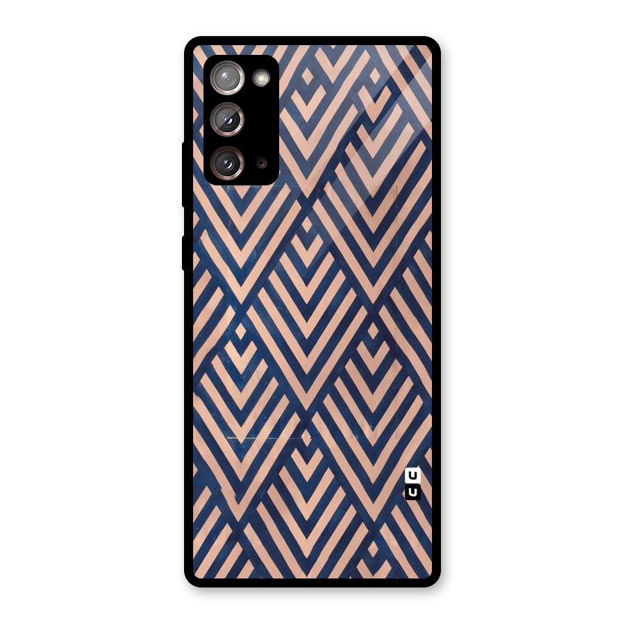 Blue Peach Glass Back Case for Galaxy Note 20