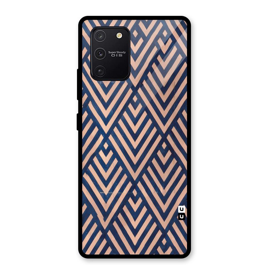 Blue Peach Glass Back Case for Galaxy S10 Lite