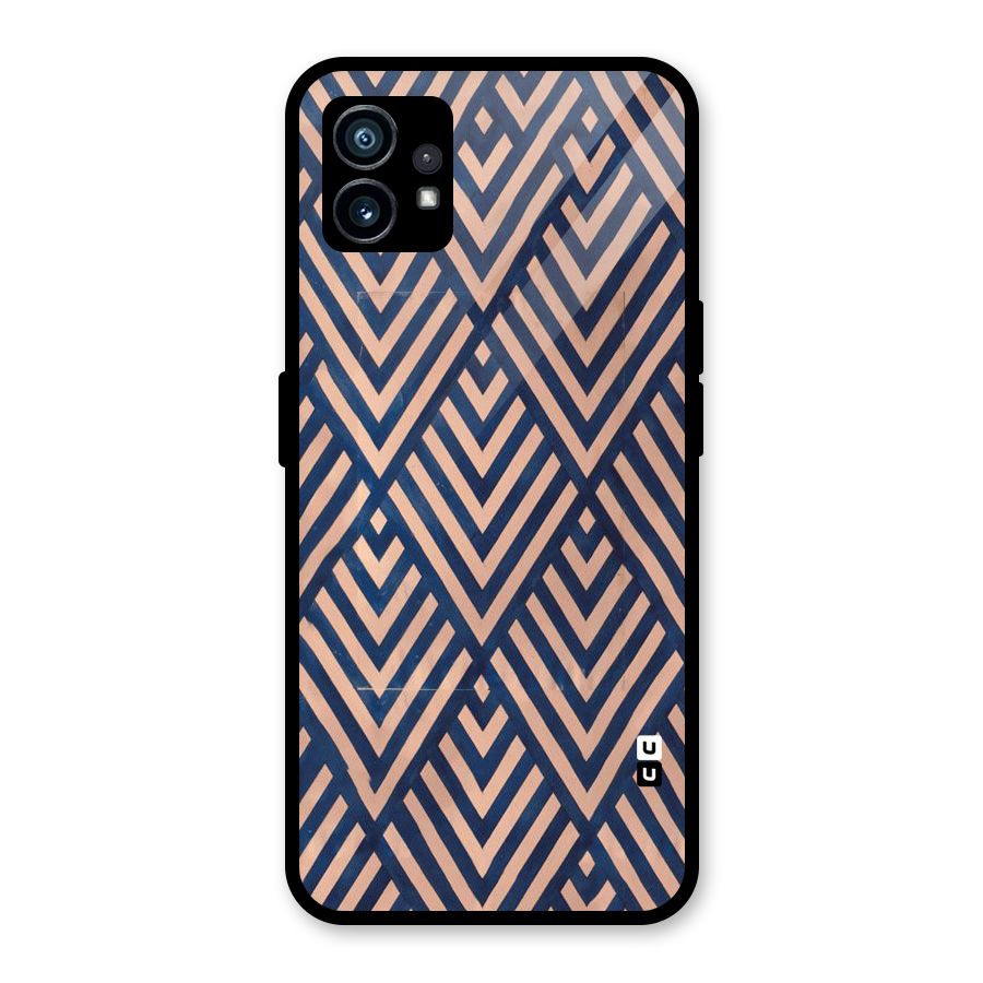 Blue Peach Glass Back Case for Nothing Phone 1