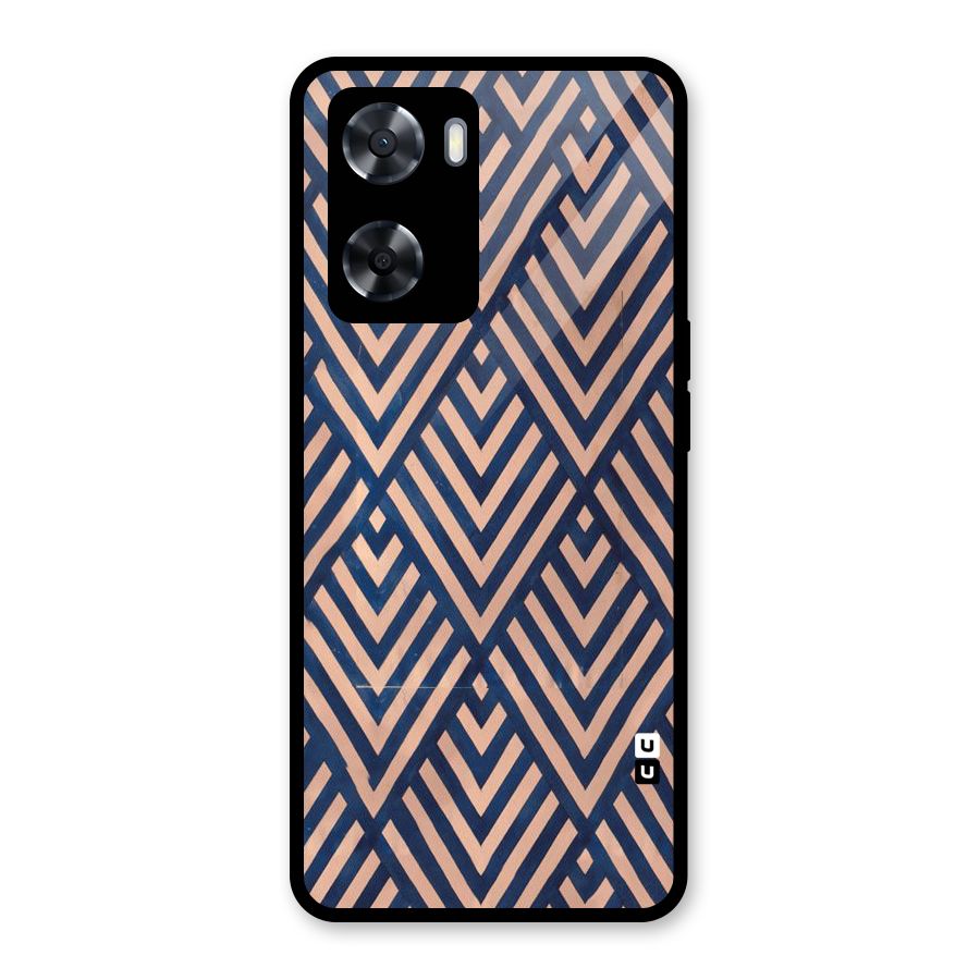 Blue Peach Glass Back Case for OnePlus Nord N20 SE