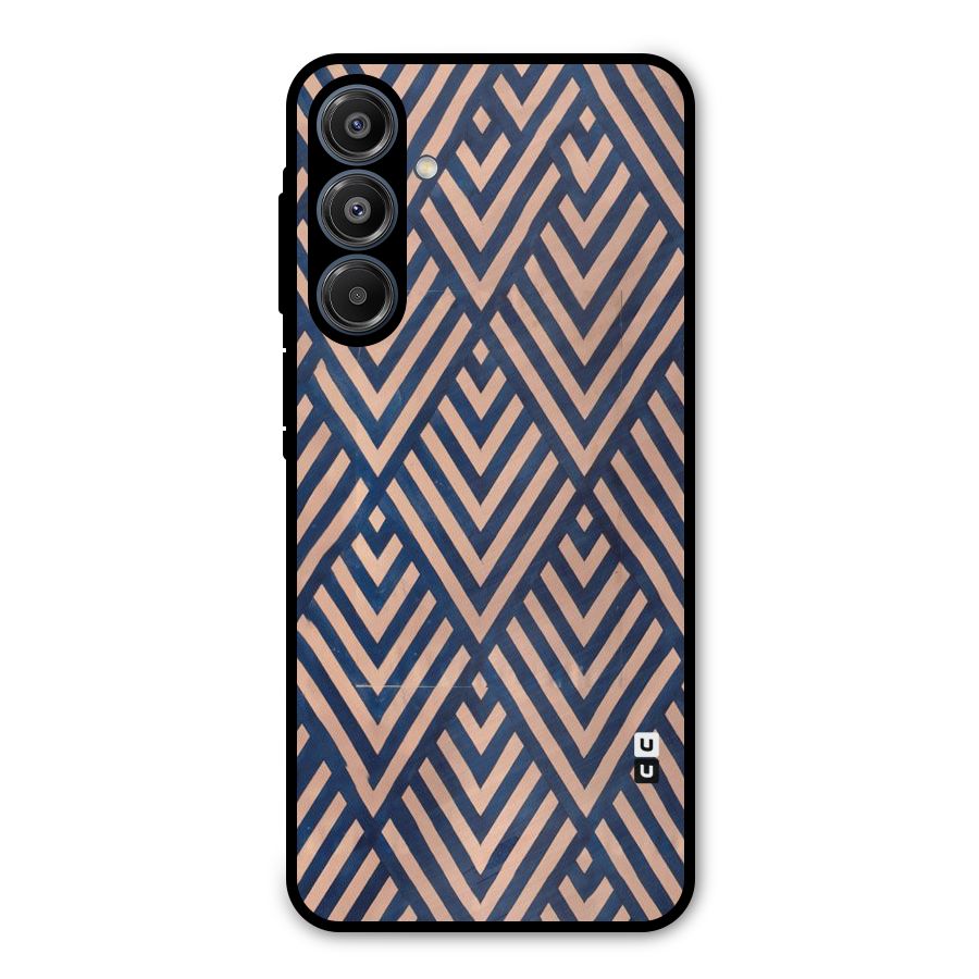 Blue Peach Metal Back Case for Galaxy A16 5G