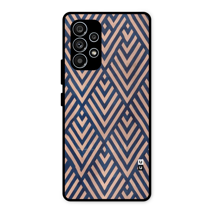 Blue Peach Metal Back Case for Galaxy A53 5G