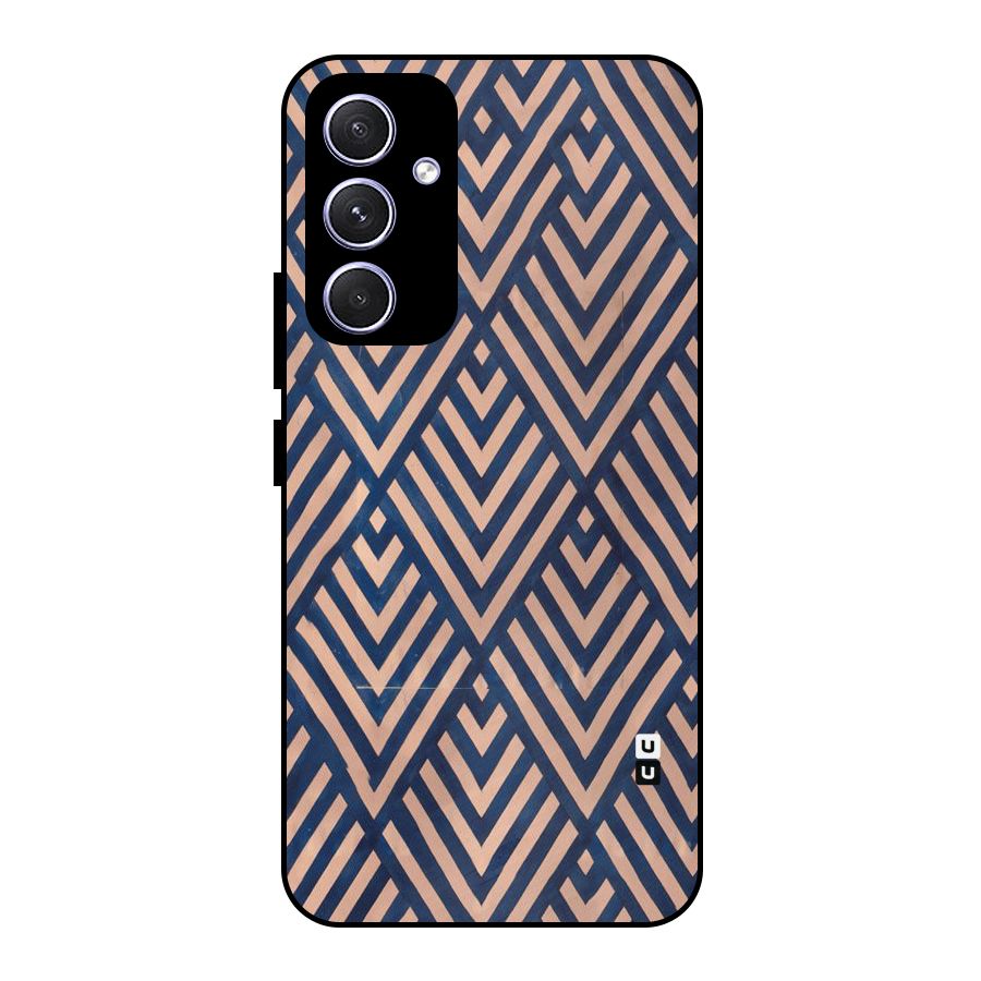 Blue Peach Metal Back Case for Galaxy A54