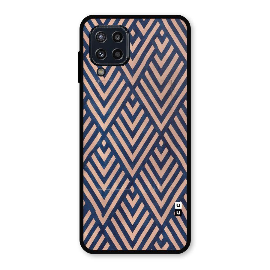 Blue Peach Metal Back Case for Galaxy M32