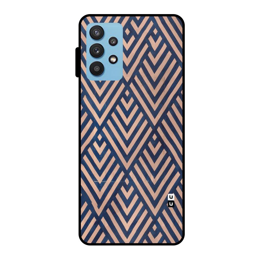 Blue Peach Metal Back Case for Galaxy M32 5G