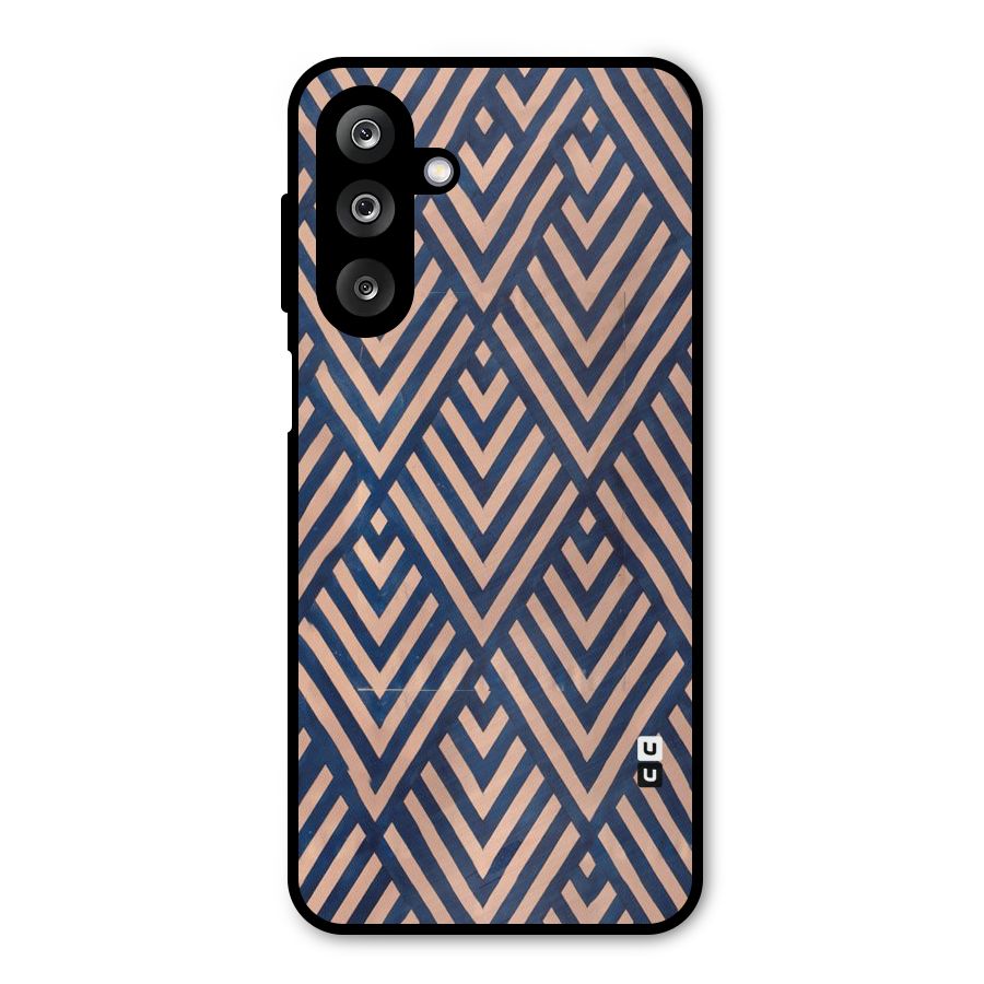 Blue Peach Metal Back Case for Galaxy M36