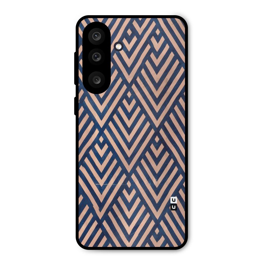 Blue Peach Metal Back Case for Galaxy M56