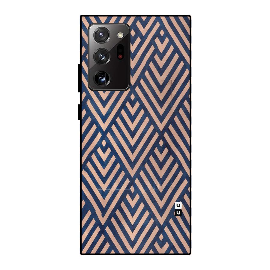 Blue Peach Metal Back Case for Galaxy Note 20 Ultra