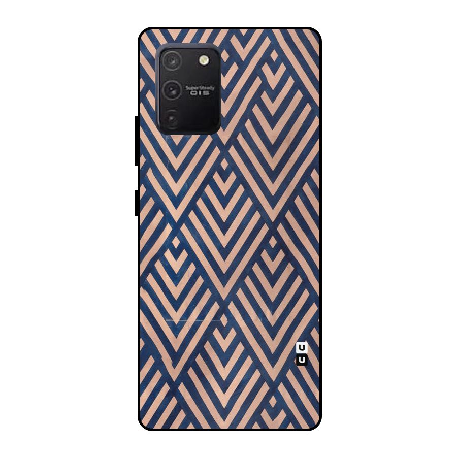 Blue Peach Metal Back Case for Galaxy S10 Lite