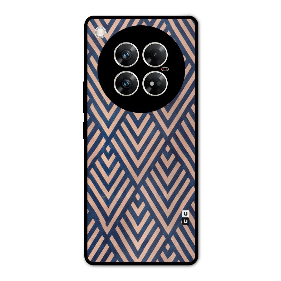 Blue Peach Metal Back Case for Infinix Zero 40 5G