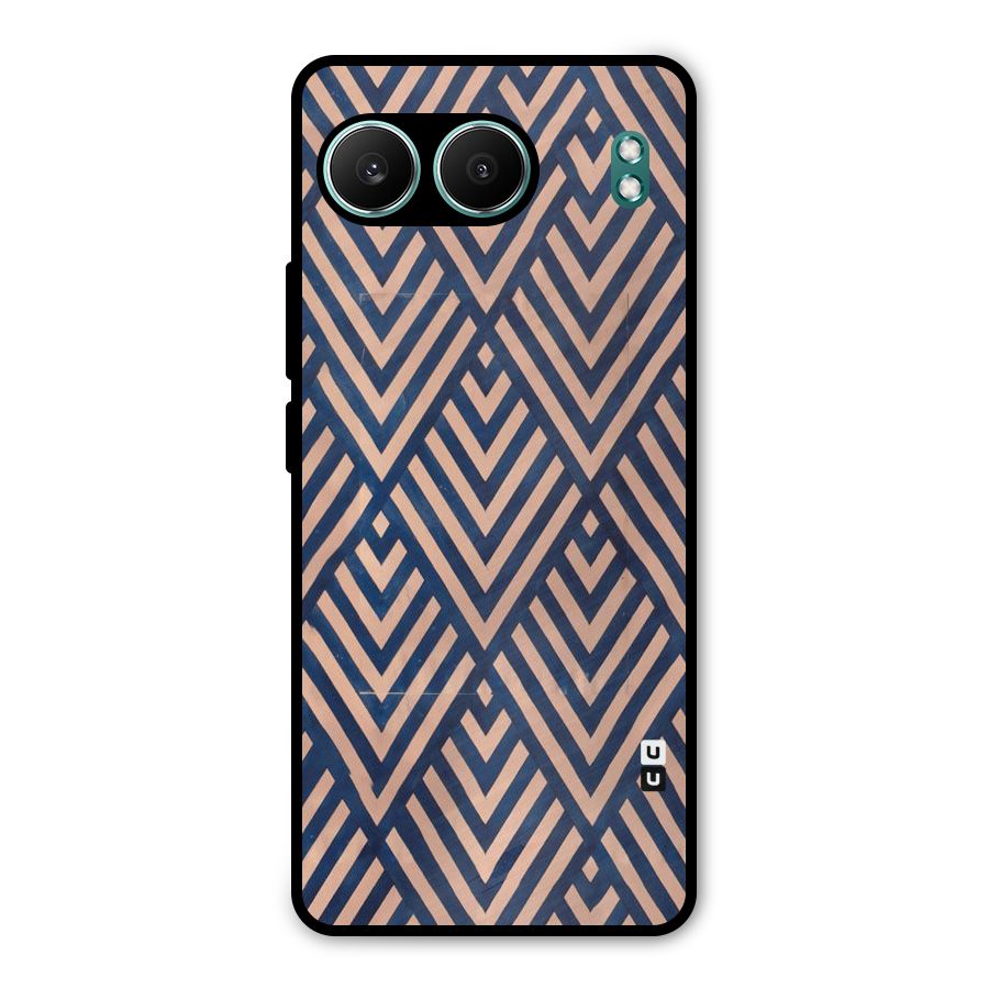 Blue Peach Metal Back Case for OnePlus Nord 4