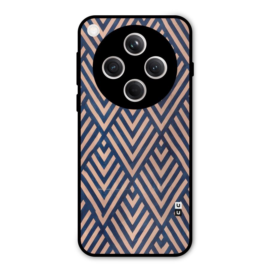 Blue Peach Metal Back Case for Oppo Find X8