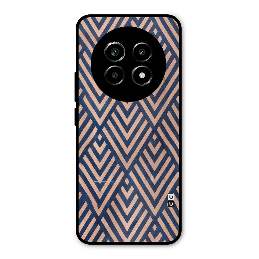 Blue Peach Metal Back Case for Realme 13 Pro