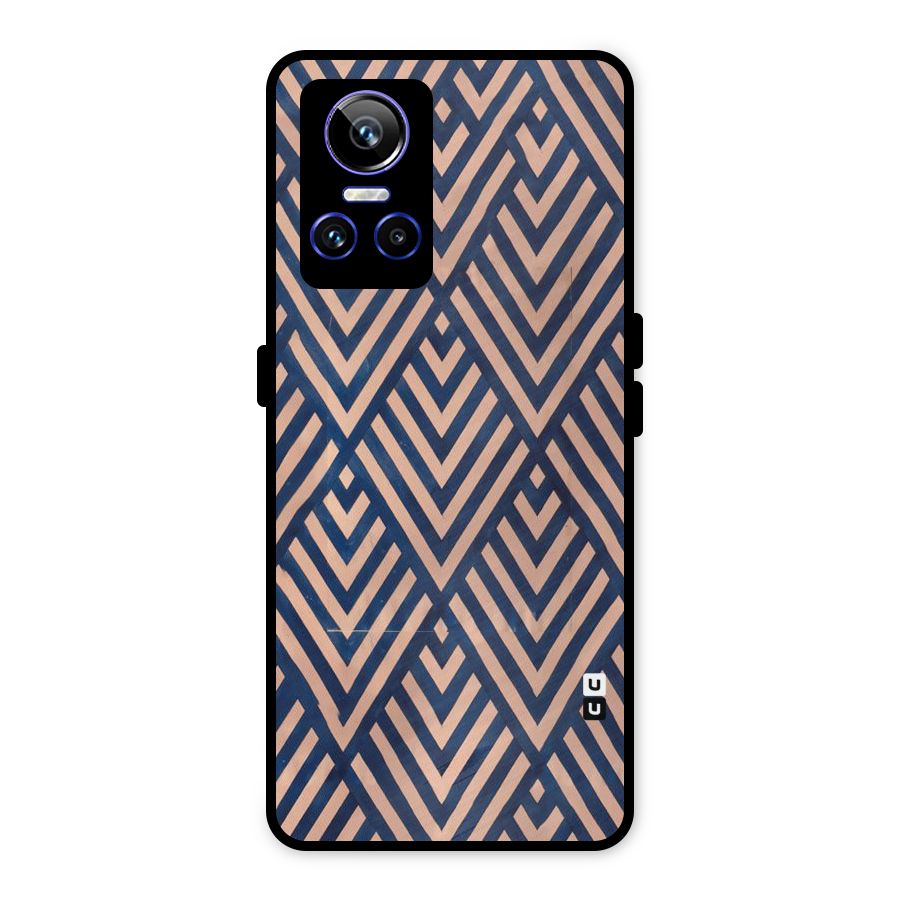 Blue Peach Metal Back Case for Realme GT Neo 3