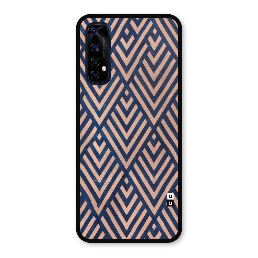 Blue Peach Metal Back Case for Realme Narzo 20 Pro