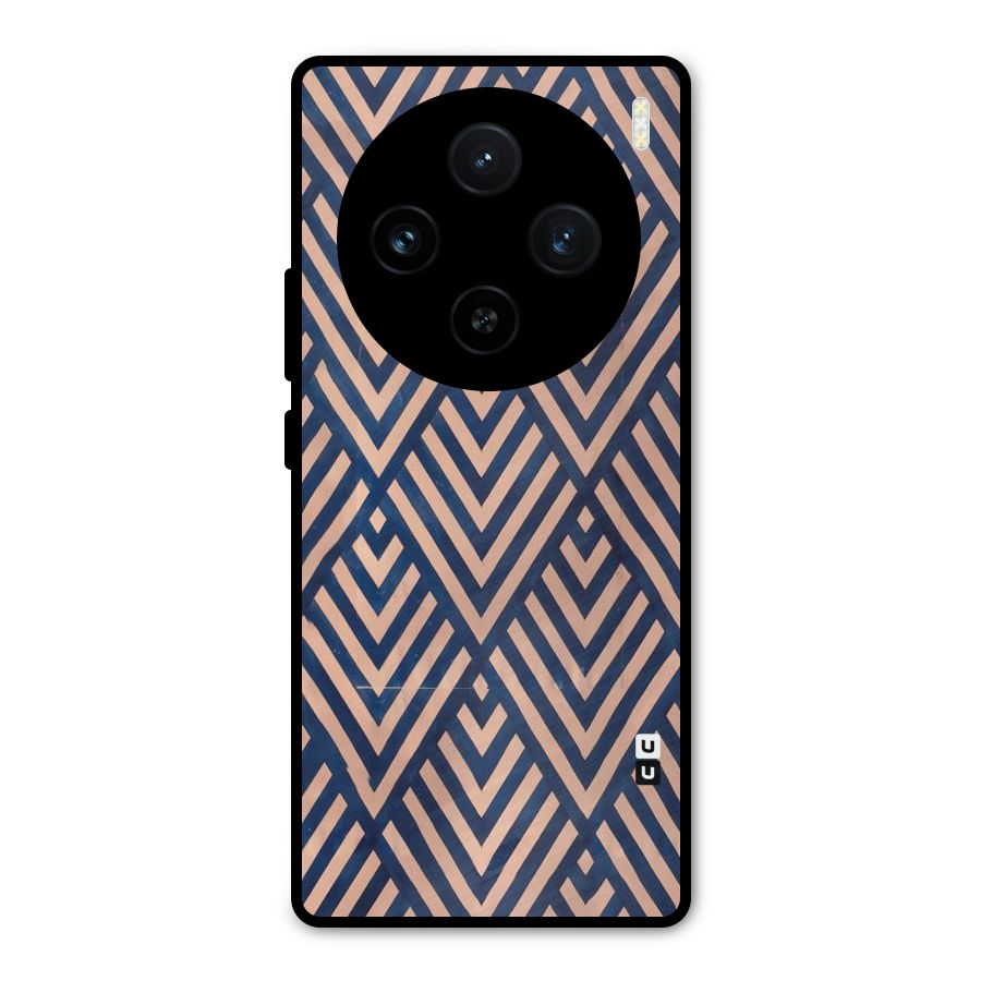 Blue Peach Metal Back Case for Vivo X100