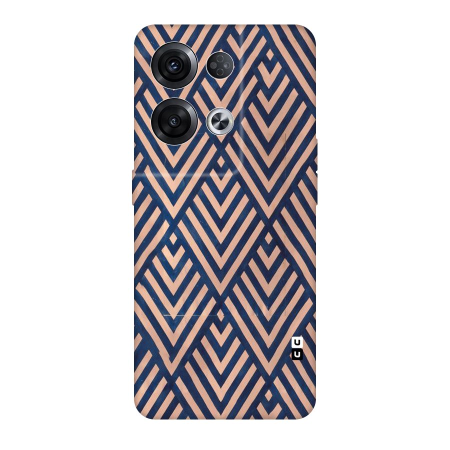Blue Peach Original Polycarbonate Back Case for Oppo Reno8 Pro 5G