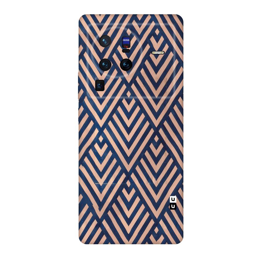 Blue Peach Original Polycarbonate Back Case for Vivo X80