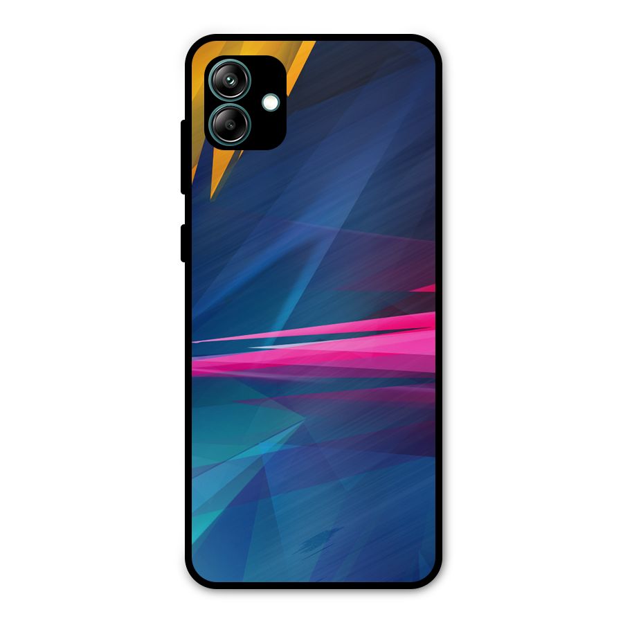 Blue Red Abstract Metal Back Case for Galaxy A04