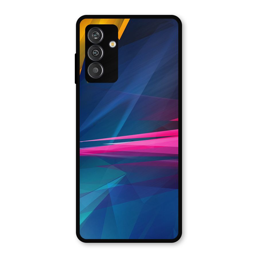 Blue Red Abstract Metal Back Case for Galaxy F13