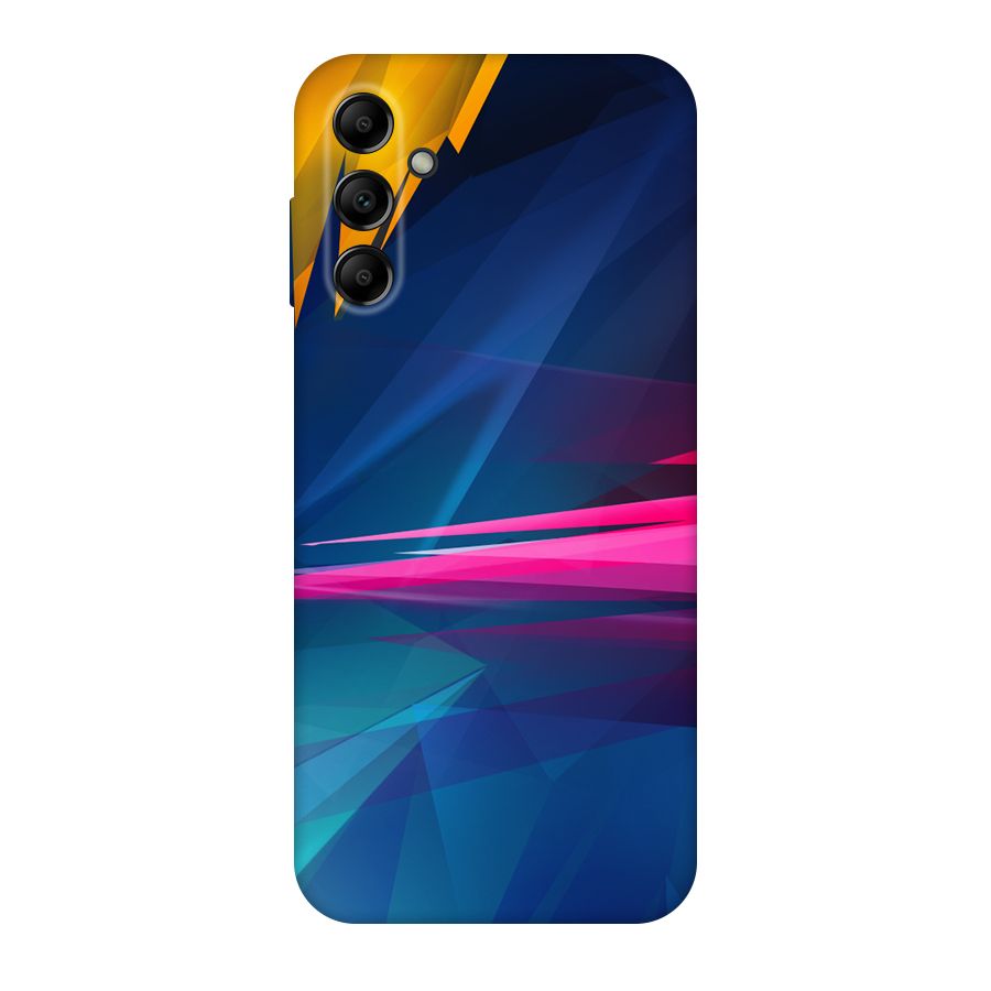 Blue Red Abstract Original Polycarbonate Back Case for Galaxy A14 5G