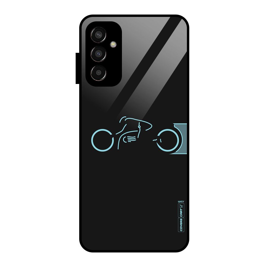 Blue Ride Glass Back Case for Galaxy F13