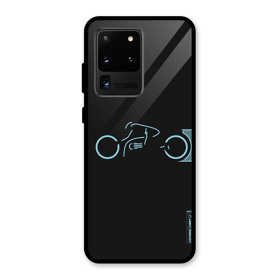 Blue Ride Glass Back Case for Galaxy S20 Ultra