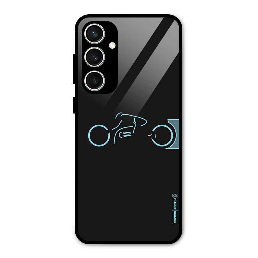 Blue Ride Glass Back Case for Galaxy S23 FE