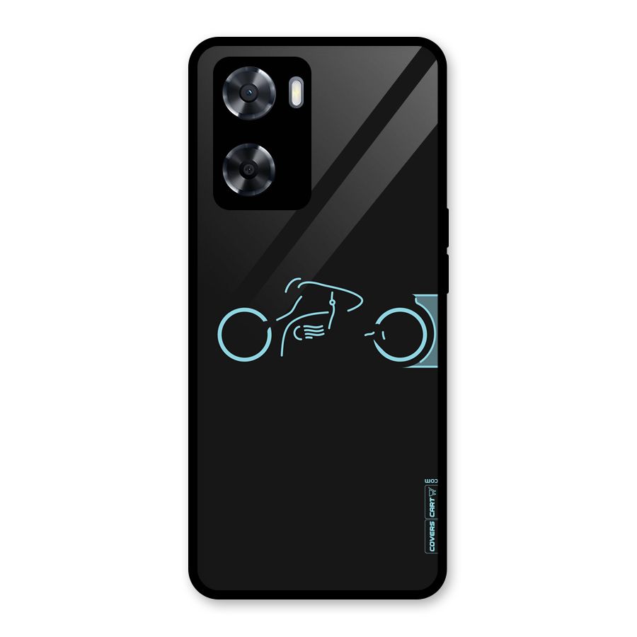 Blue Ride Glass Back Case for OnePlus Nord N20 SE