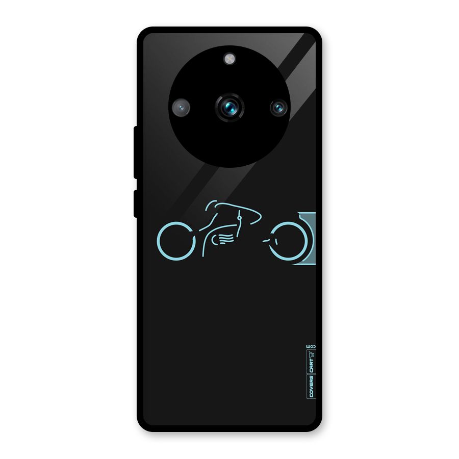 Blue Ride Glass Back Case for Realme 11 Pro Plus