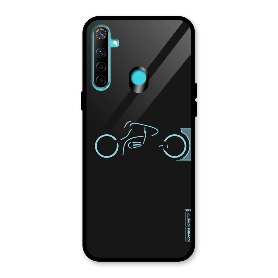 Blue Ride Glass Back Case for Realme Narzo 10