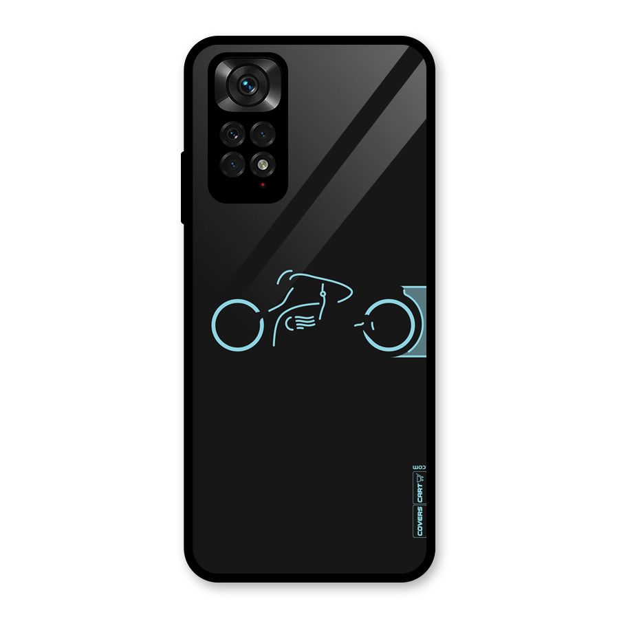 Blue Ride Glass Back Case for Redmi Note 11S